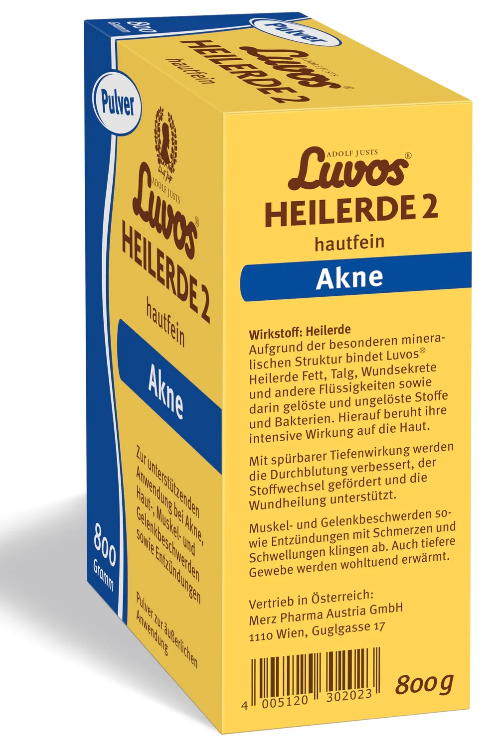 Luvos Heilerde 2 hautfein Pulver 800 g Akne Paste