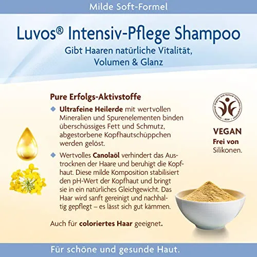 Luvos Heilerde Shampoo 200 ml für empfindliche Kopfhaut