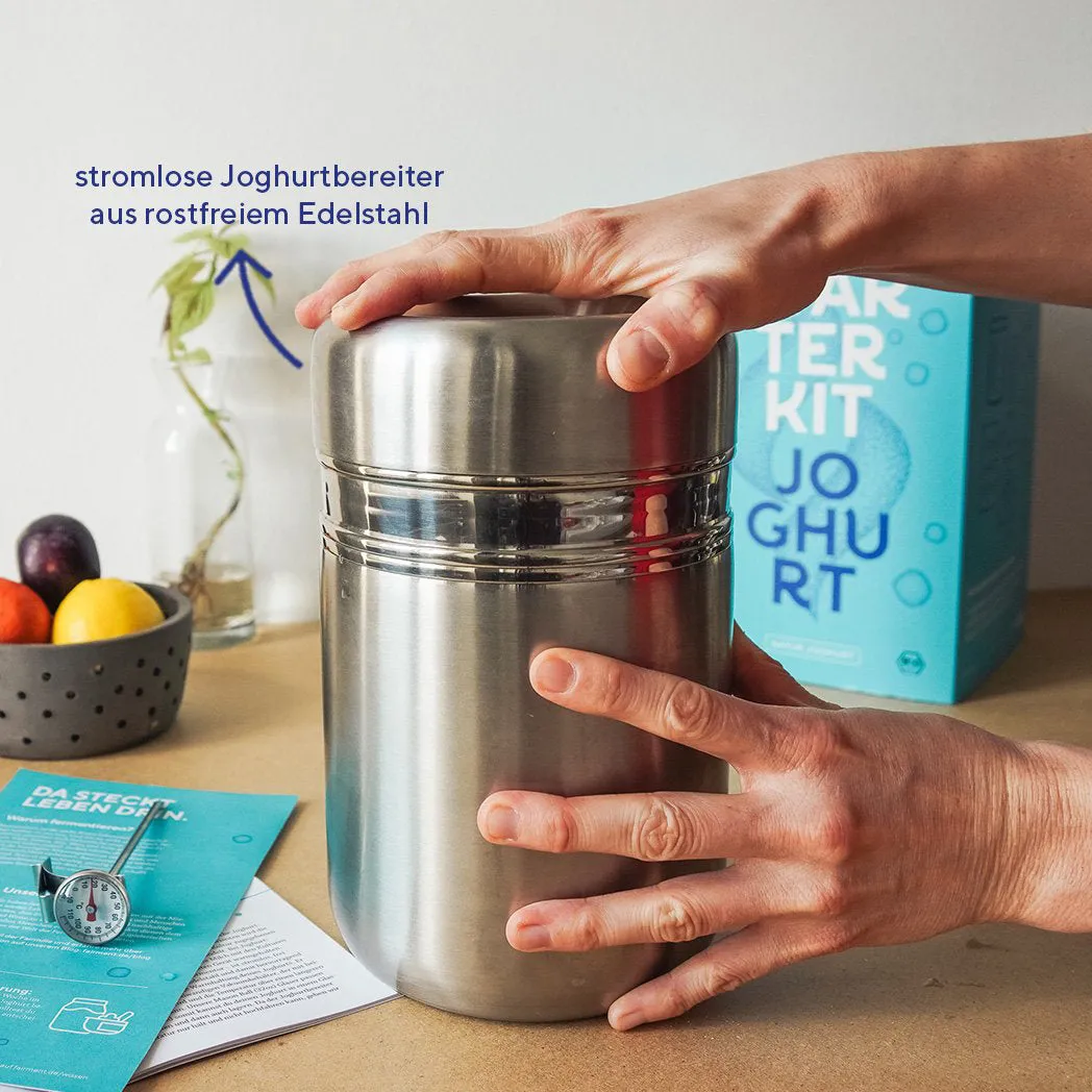 fairment Joghurt Starter Kit Joghurtbereiter Kulturen Set Bio