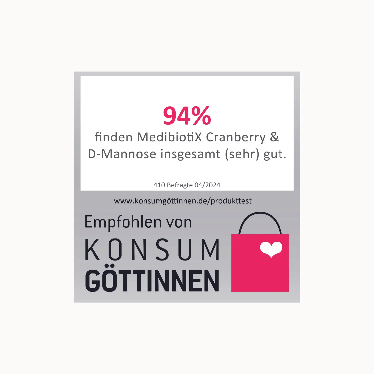 MedibiotiX Cranberry & D-Mannose Kapseln für Blase