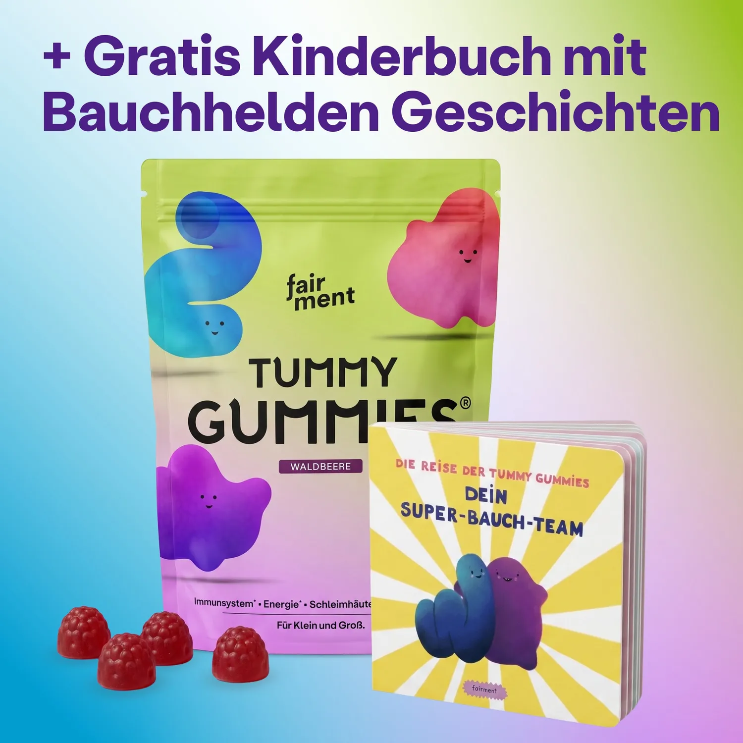 fairment TummyGummies Probiotika-Gummies 60 Stück Kinder