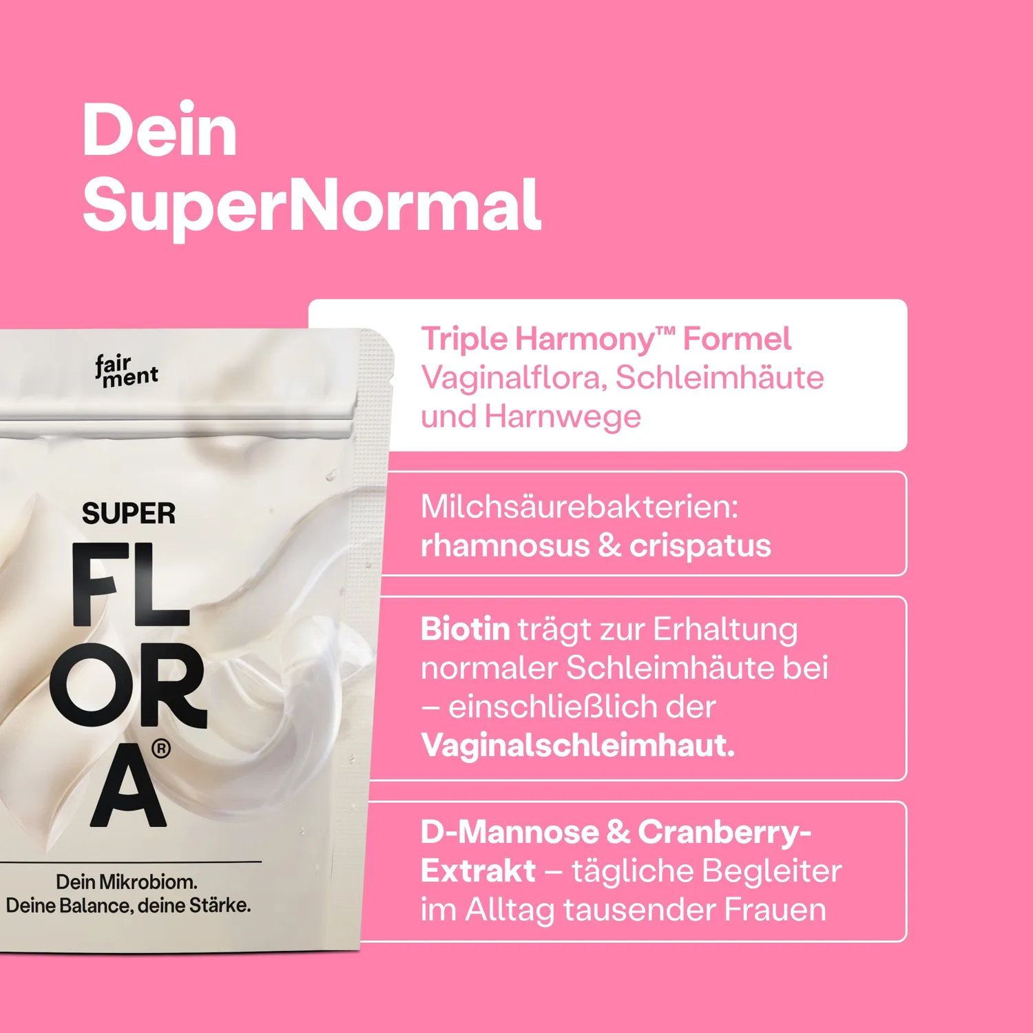 fairment FemVital Paket SuperFlora Set 1x vegan