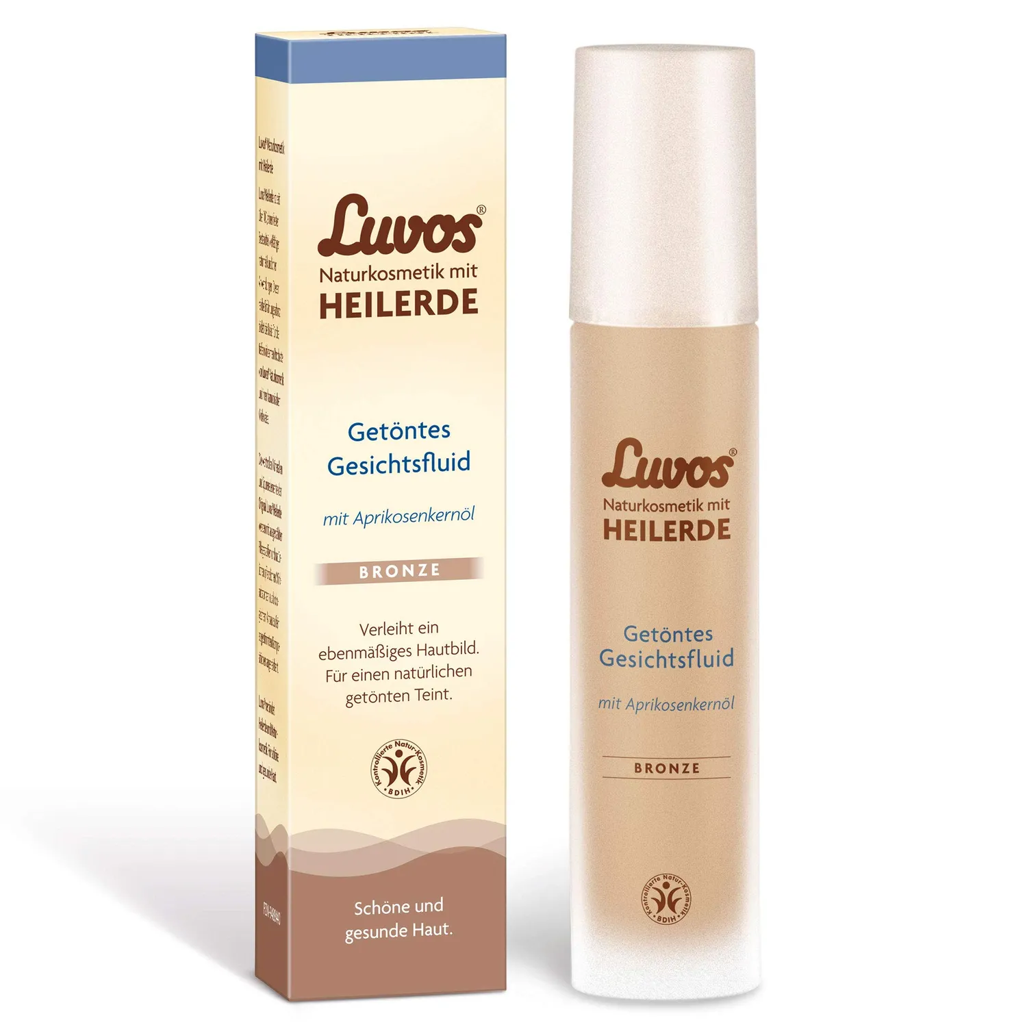 Luvos Heilerde getöntes Gesichtsfluid bronze 50 ml Glow