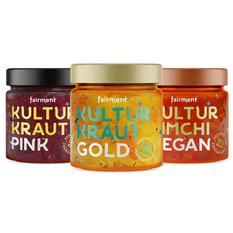 fairment Bio Kultur-Kraut Probiermix 3x330g