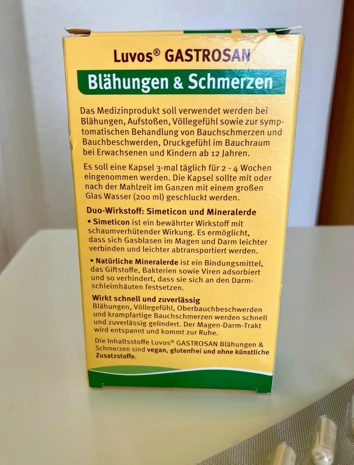 Luvos Gastrosan Kapseln 30 Stück bei Blähungen