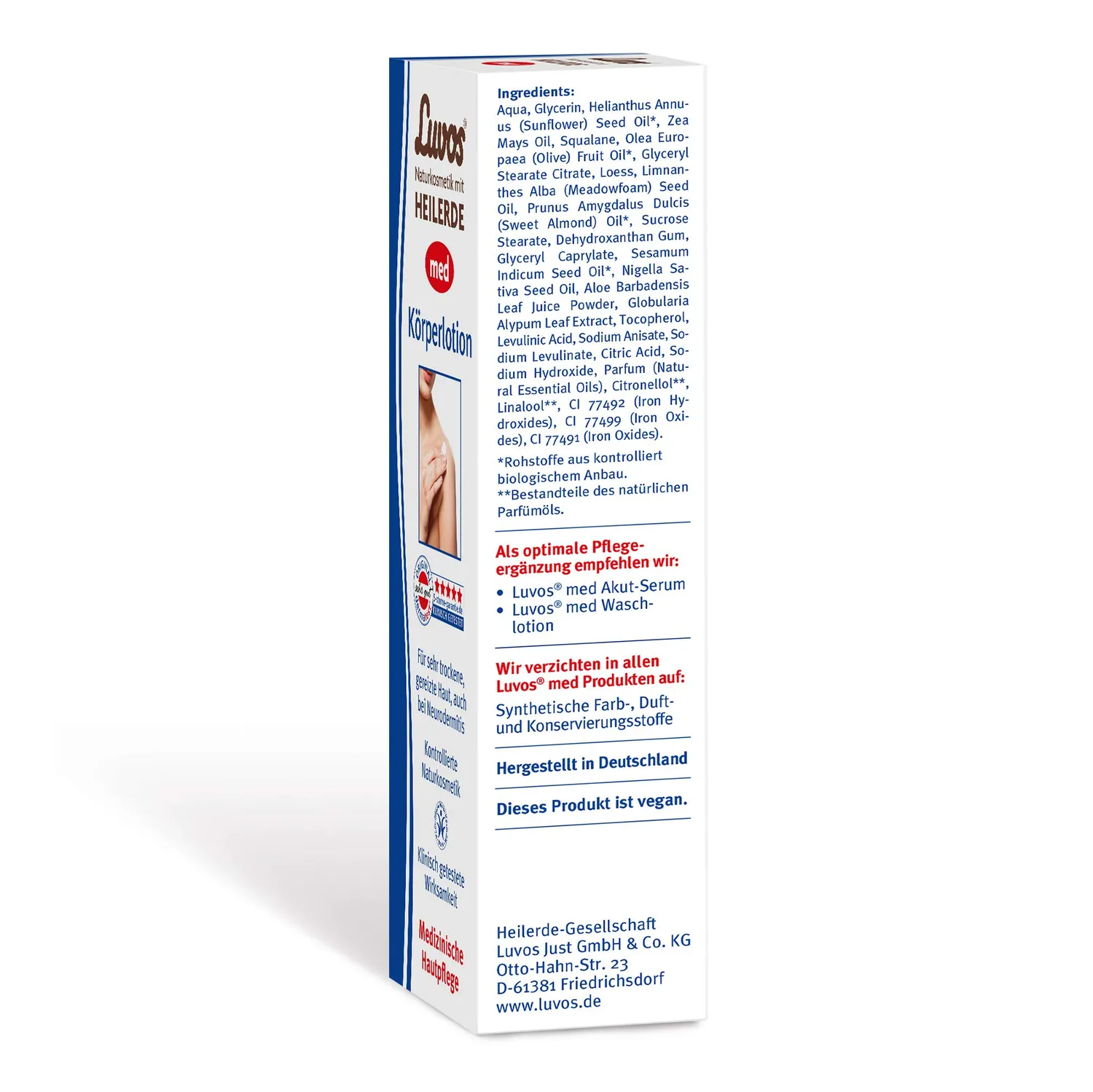 Luvos med Körperlotion 200 ml (1er Pack) trockene Haut