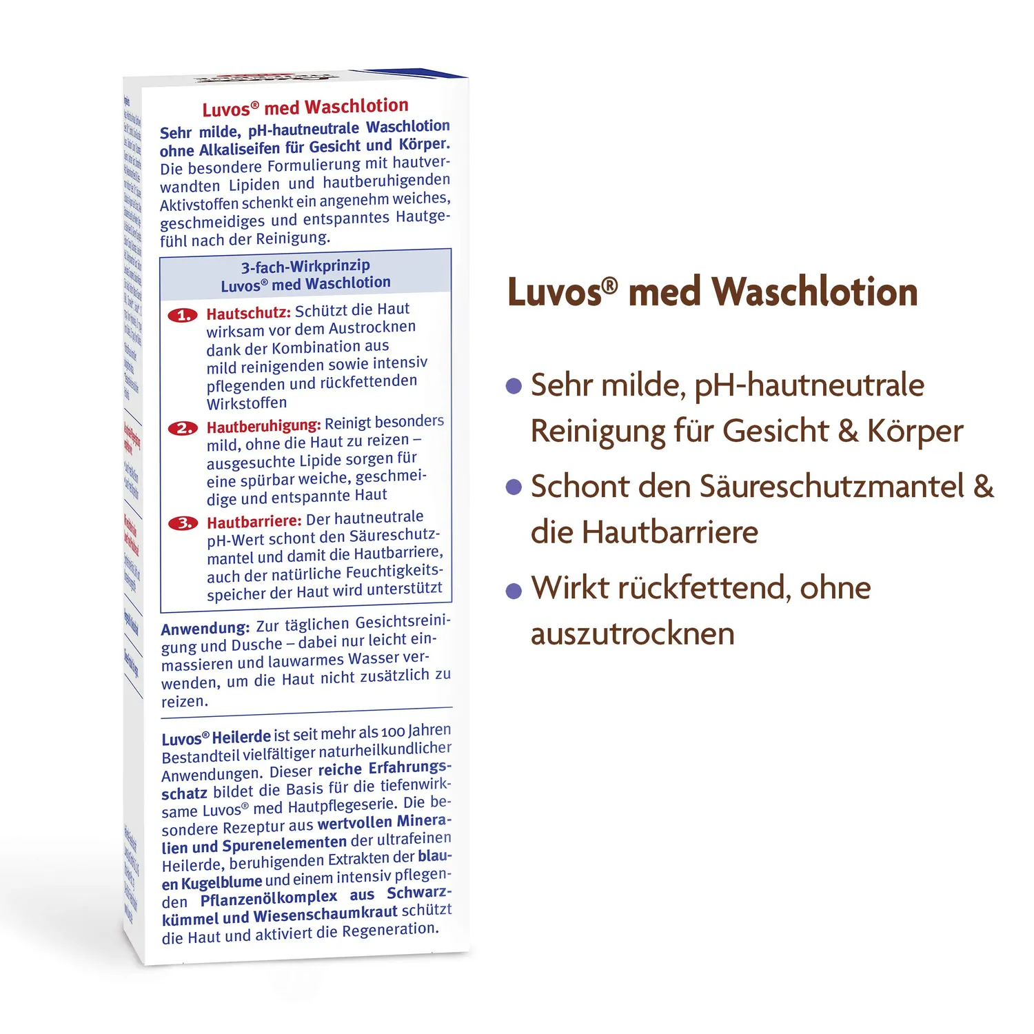 Luvos med Waschlotion 200 ml trockene gereizte Haut