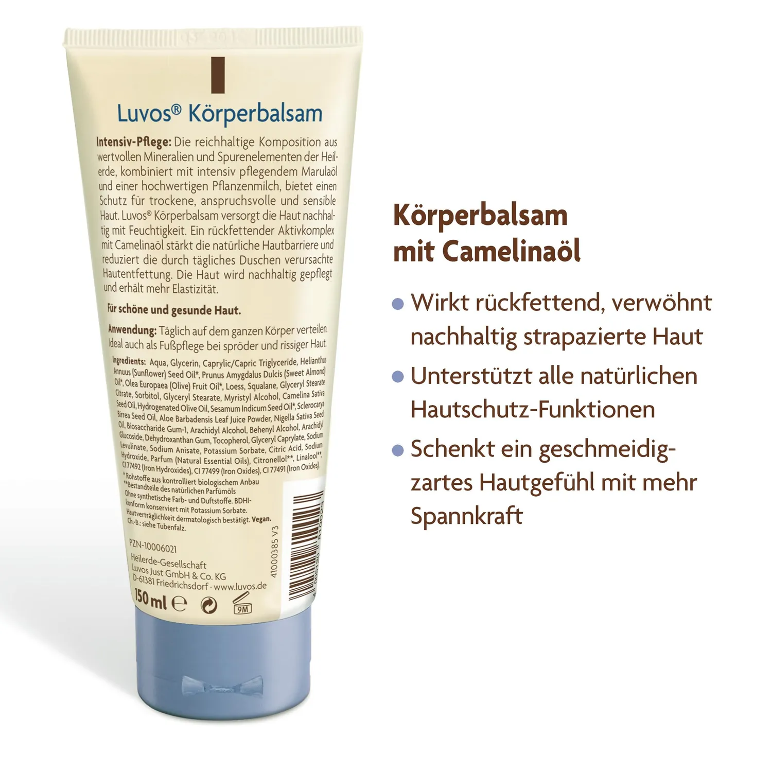 Luvos Heilerde Intensiv-Pflege Körperbalsam 150 ml Camelinaöl