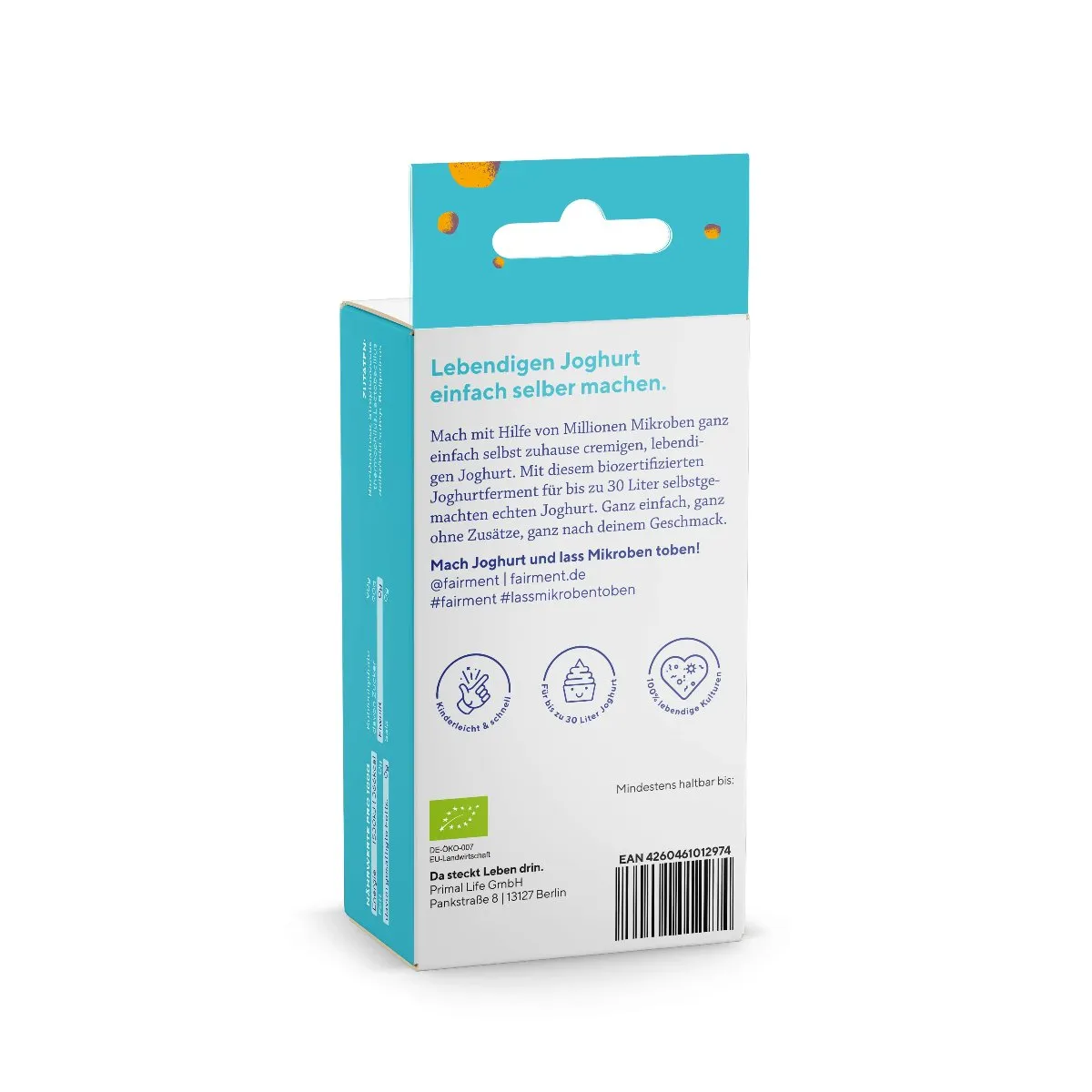 fairment Joghurt Kulturen Set Joghurtkulturen 2x15g bio