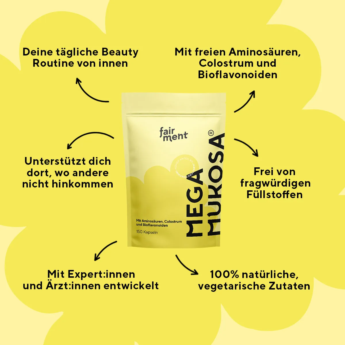 fairment MegaMukosa Kapseln 150 Stück