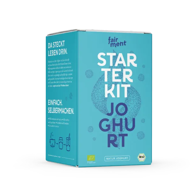 fairment Joghurt Starter Kit Joghurtbereiter Kulturen Set Bio