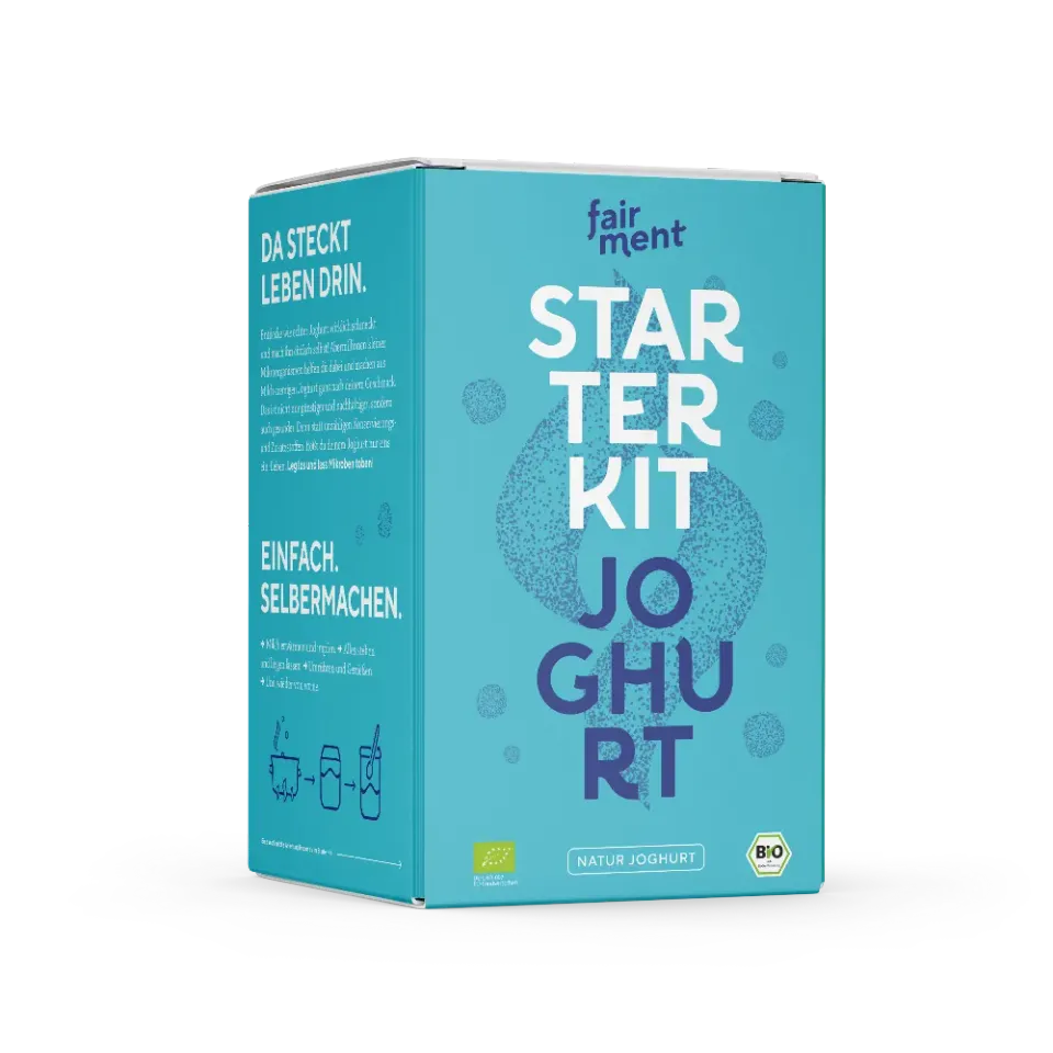 fairment Joghurt Starter Kit Joghurtbereiter Kulturen Set Bio
