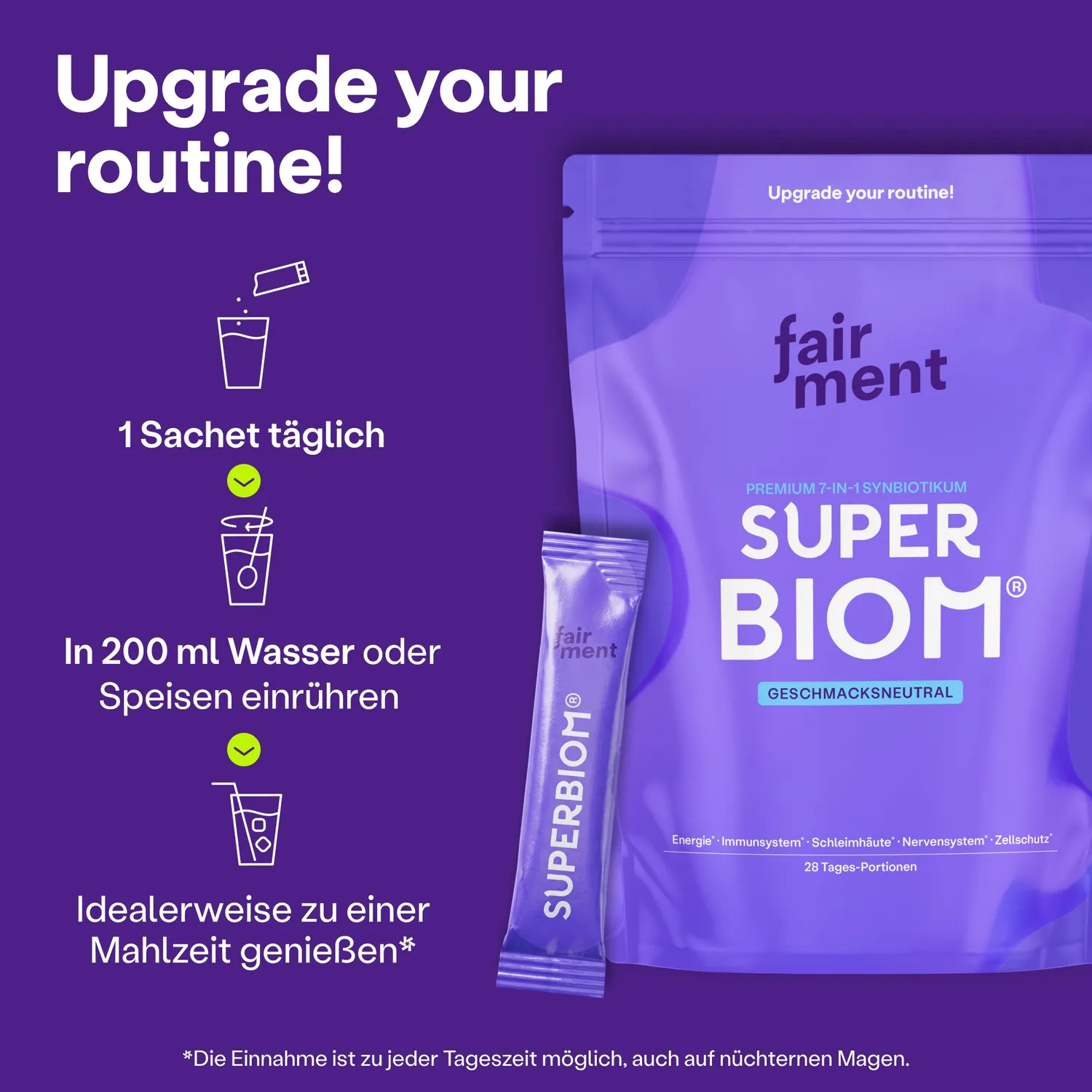 fairment SuperBiom 3+1 Synbiotikum Pulver Angebot neutral