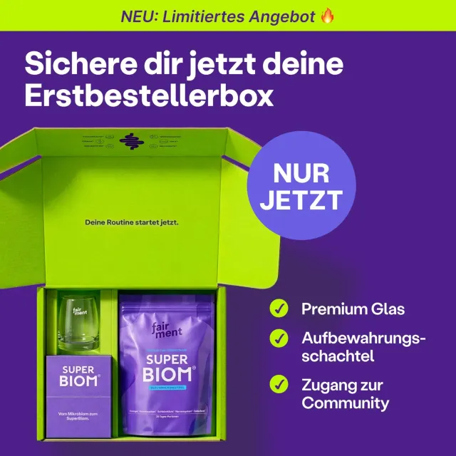 fairment SuperBiom 3+1 Synbiotikum Pulver Angebot neutral