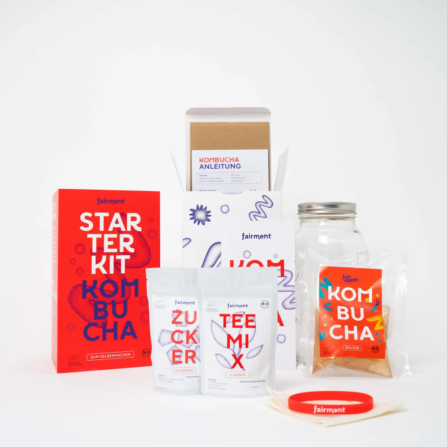 Fairment Kombucha Starter Kit Bio selber machen mit Scoby