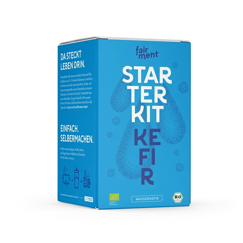 fairment Wasserkefir Starter Kit Bio Wasserkefir Set