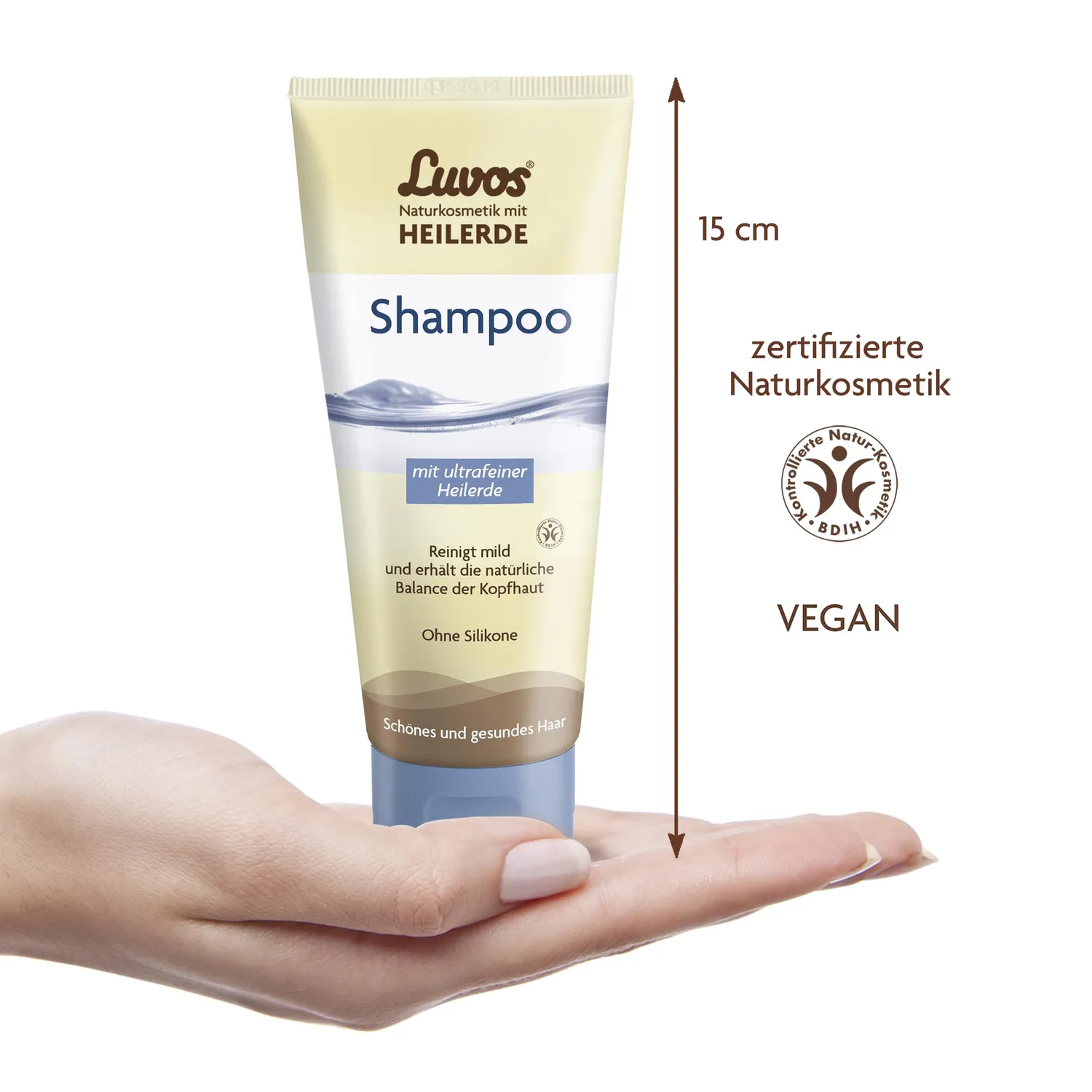 Luvos Heilerde Shampoo 200 ml für empfindliche Kopfhaut