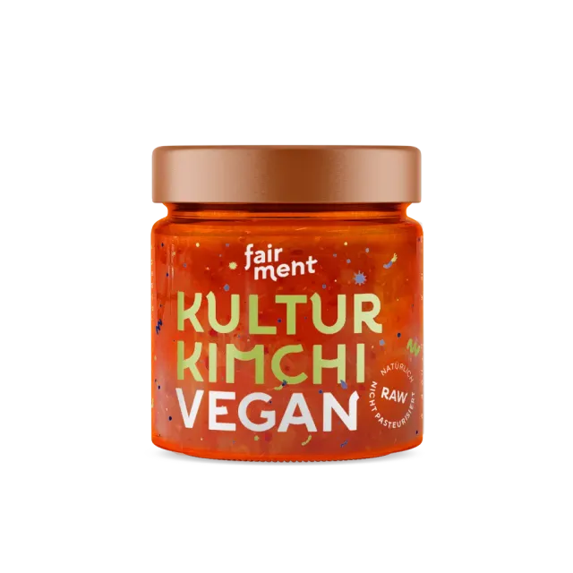 fairment Kultur-Kimchi vegan Bio-Glas 330g mildscharf