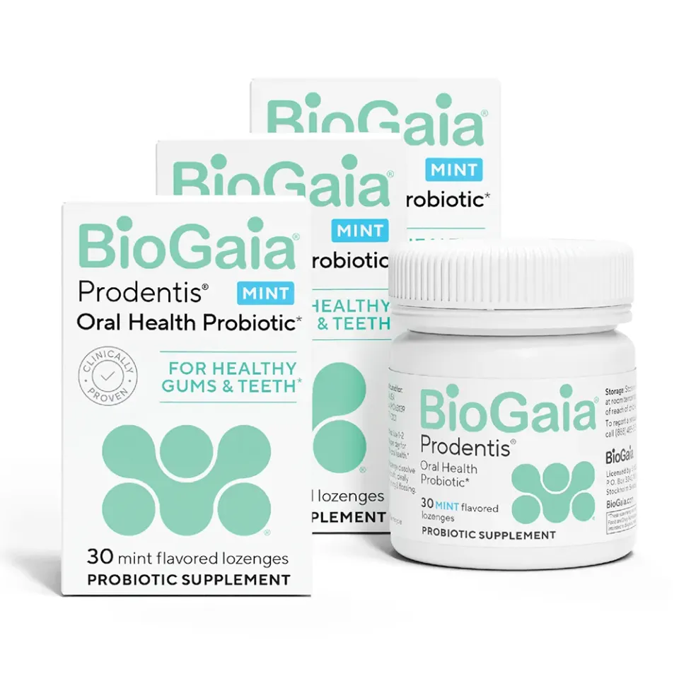BioGaia Prodentis Lutschtabletten 3er Pack Mint Munderfrische