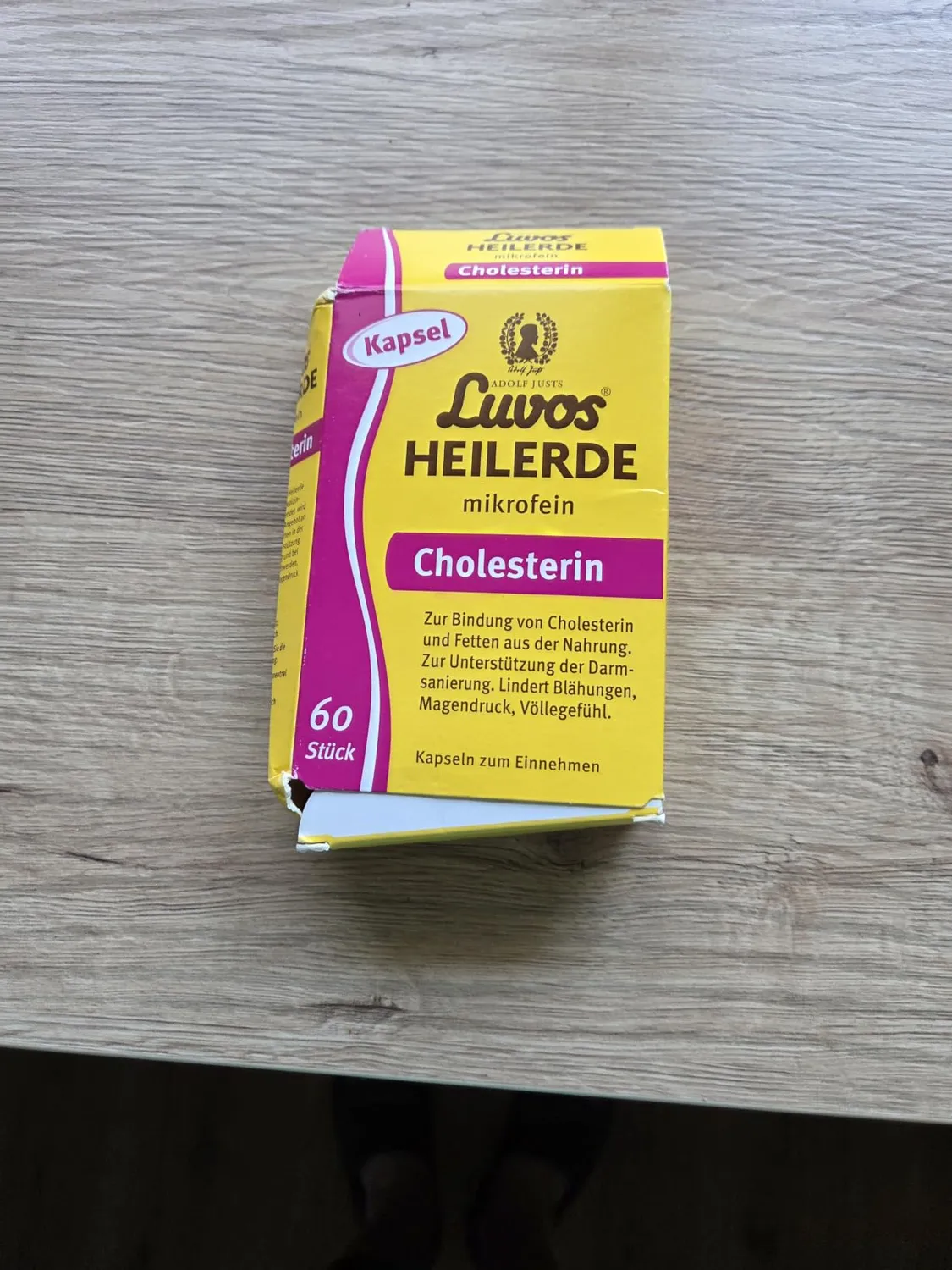 Luvos Heilerde mikrofein Kapseln 60 Stk Cholesterinbindung