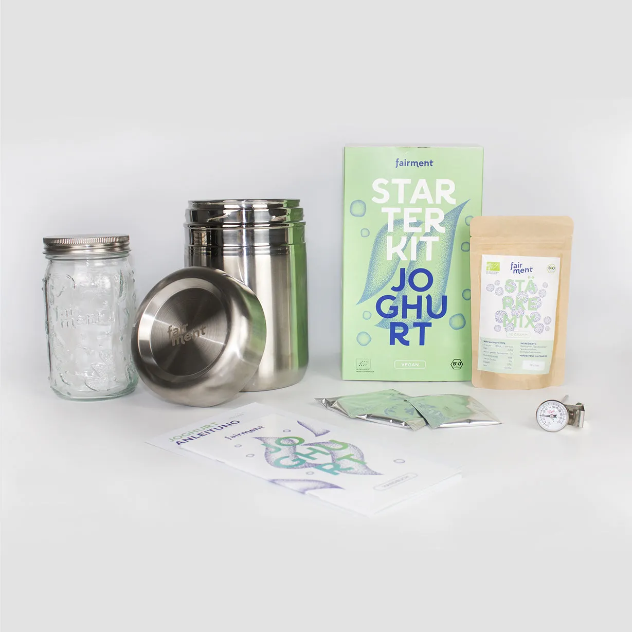 fairment Joghurt Starter Kit Joghurtbereiter vegan komplett