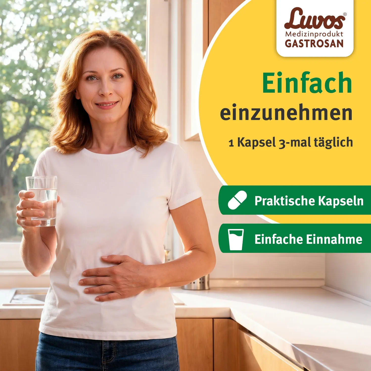 Luvos Gastrosan Kapseln 30 Stück bei Blähungen