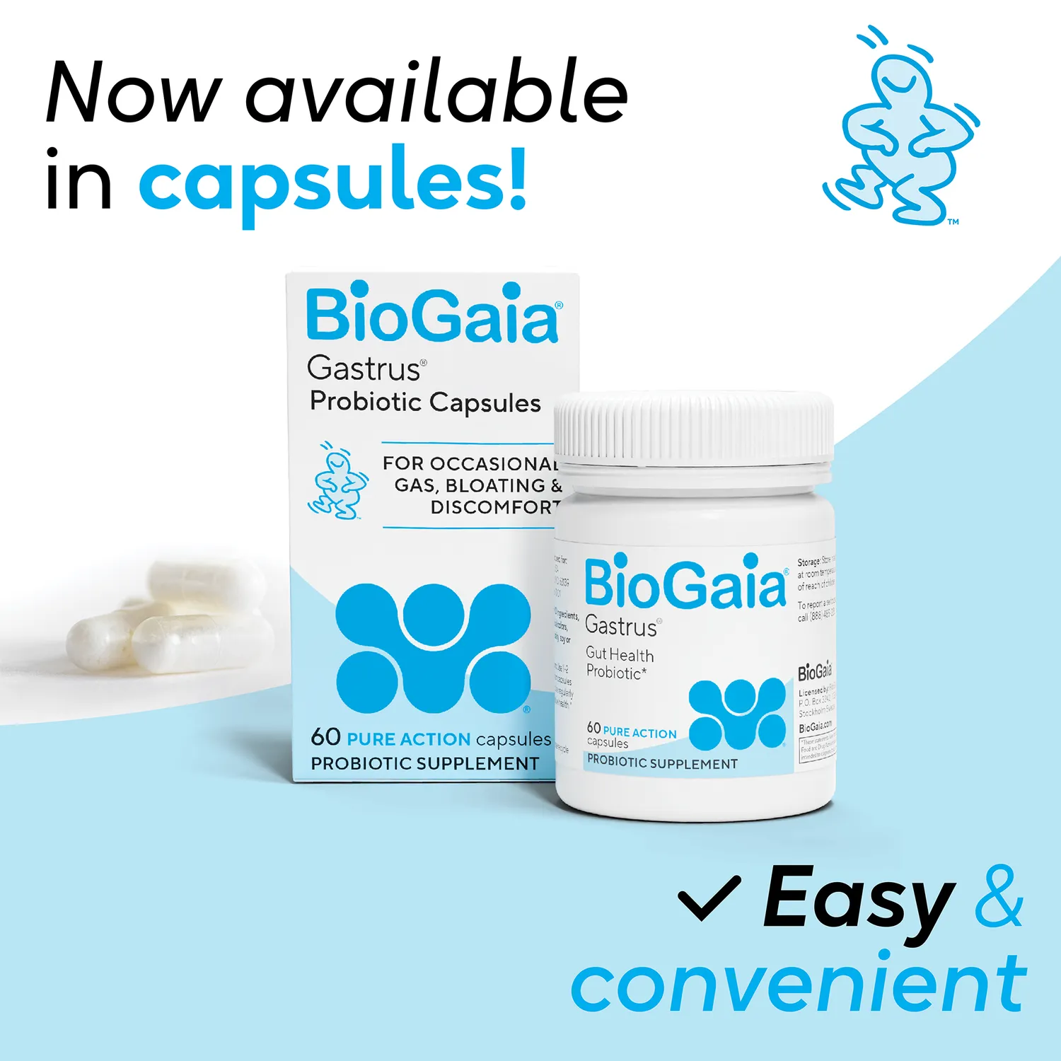 BioGaia Gastrus Probiotika Kapseln für Verdauung