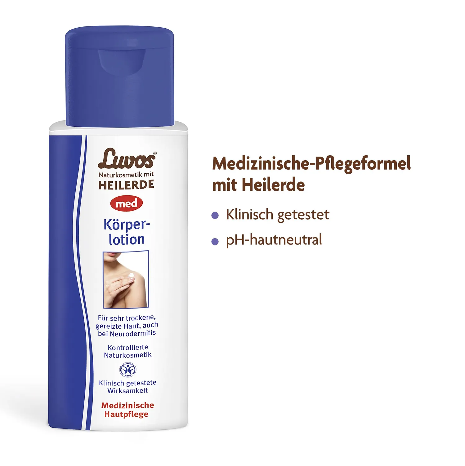 Luvos med Körperlotion 200 ml (1er Pack) trockene Haut