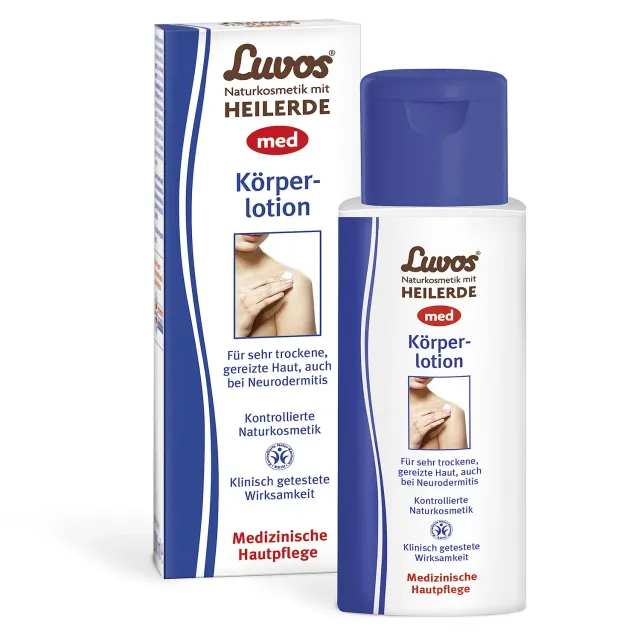 Luvos med Körperlotion 200 ml (1er Pack) trockene Haut