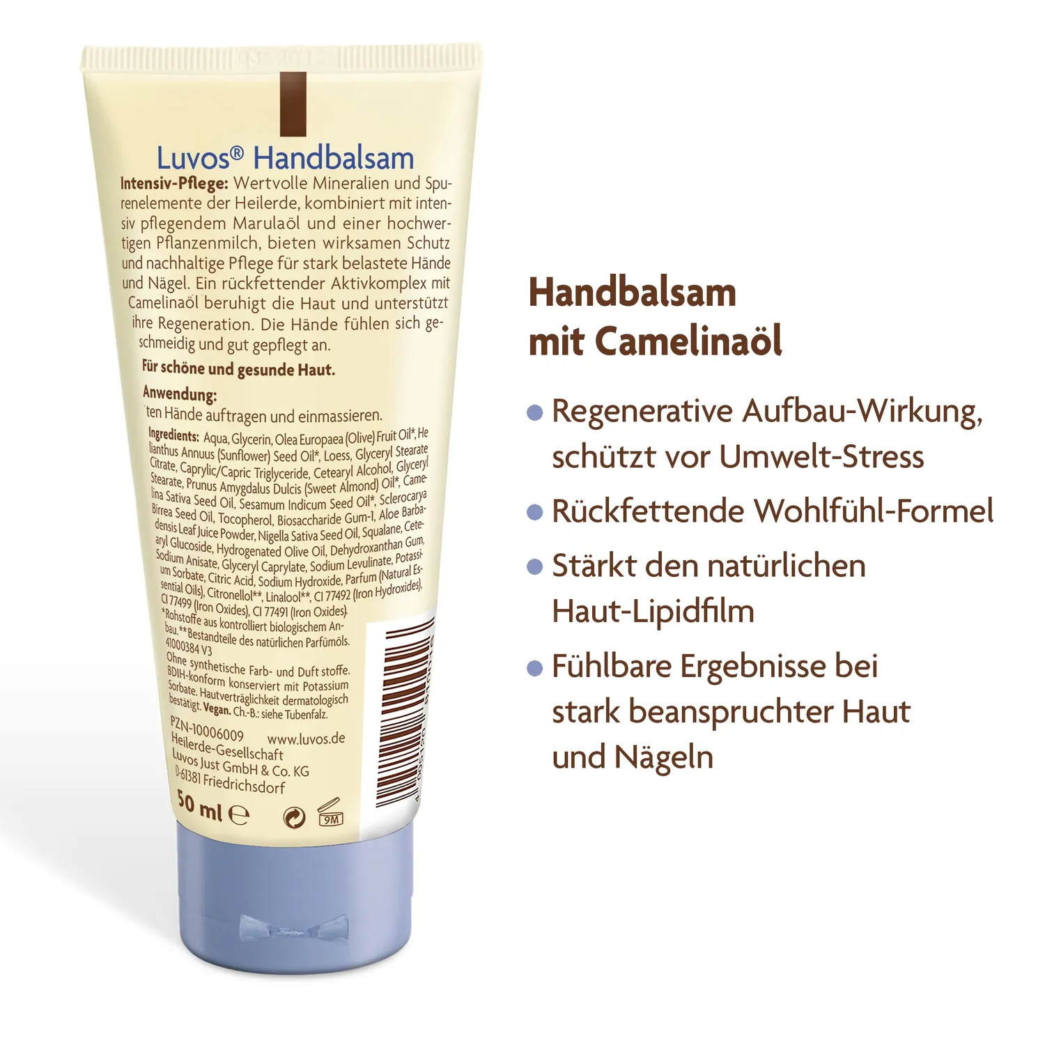 Luvos Heilerde Intensiv-Pflege Handbalsam 50 ml Camelinaöl