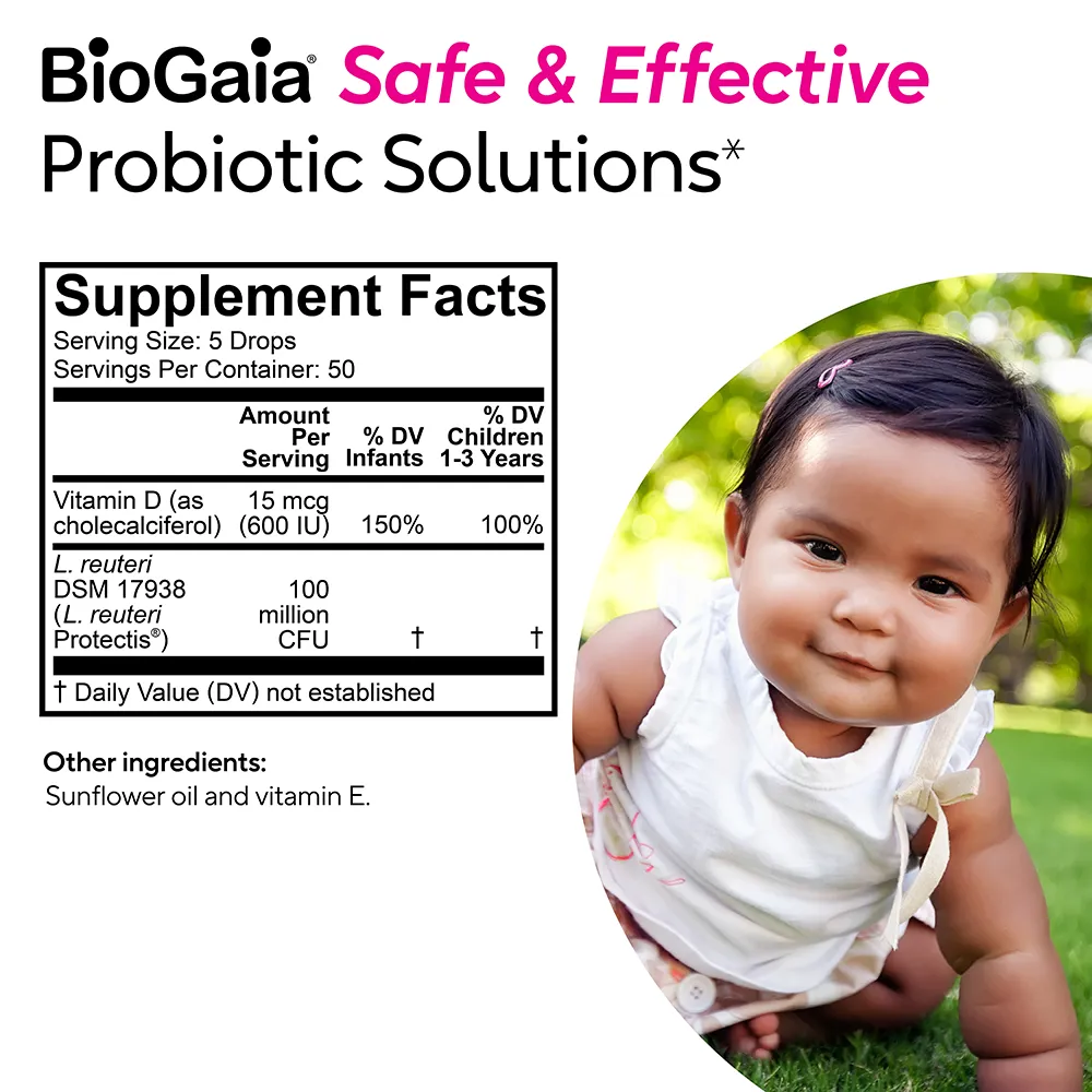 BioGaia Immune Active Baby Tropfen 10 ml mit Vitamin D3