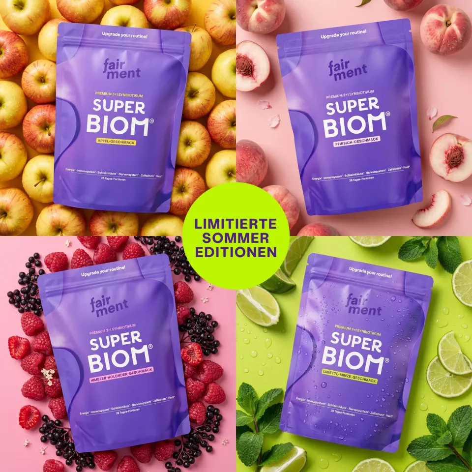 fairment SuperBiom 3+1 Synbiotikum Pulver geschmacksneutral
