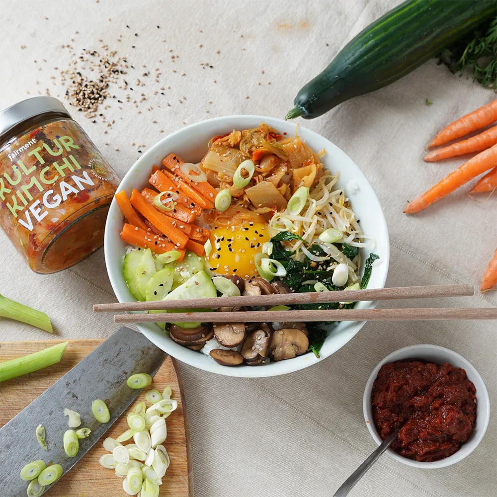 fairment Kultur-Kimchi vegan Bio-Glas 330g mildscharf
