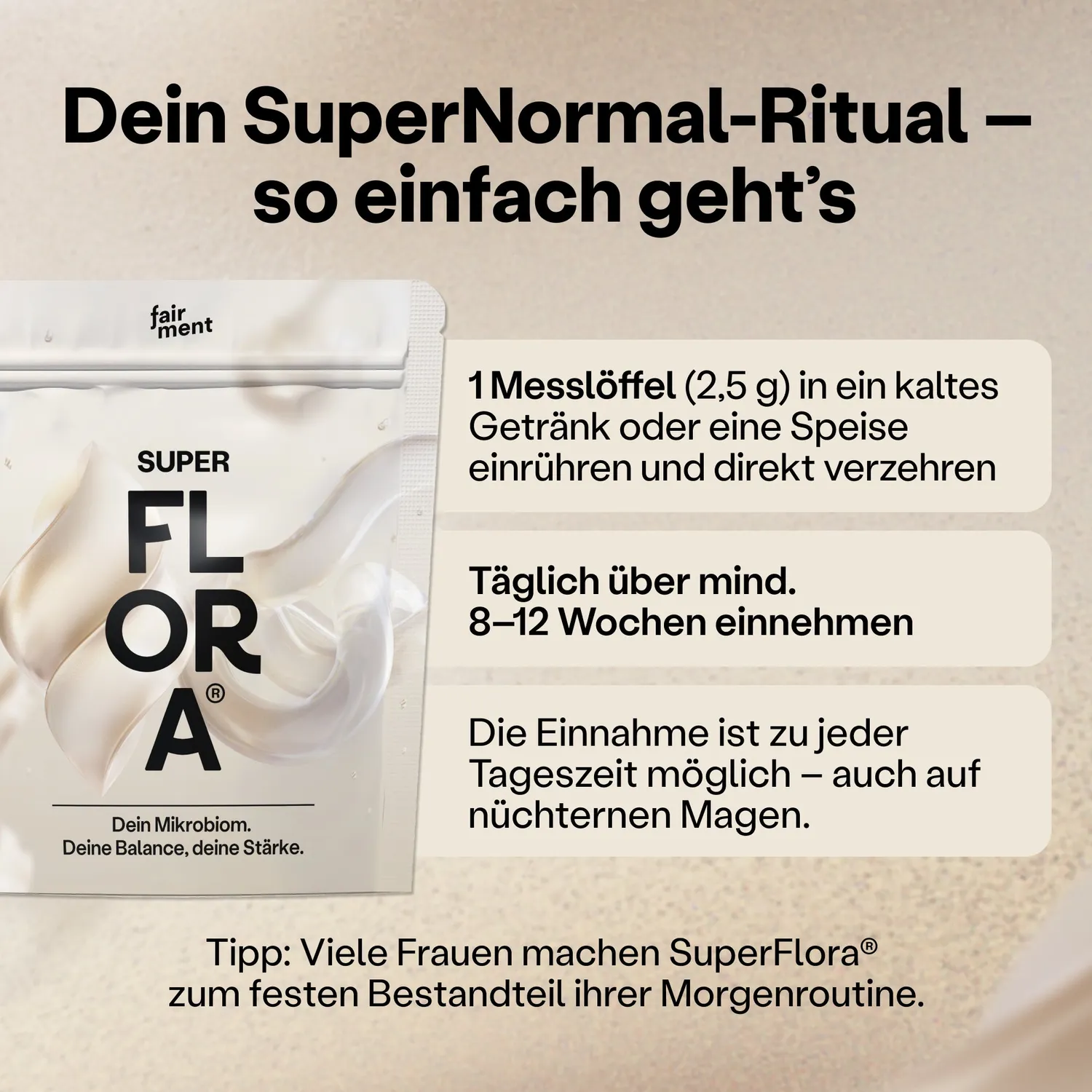 fairment SuperFlora Biotika-Pulver 75g Frauen Vaginalflora
