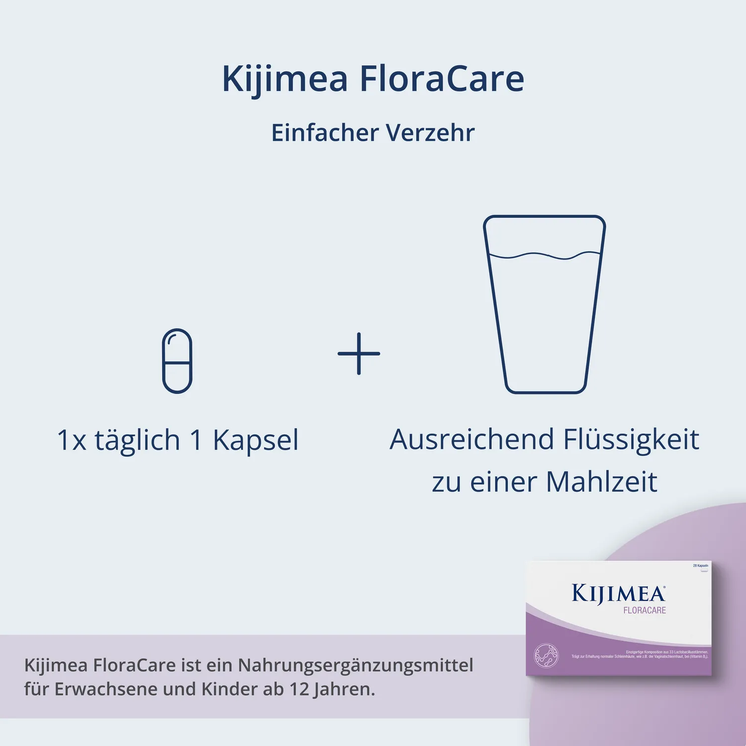 Kijimea FloraCare DUO Kapseln 7 Tuben 28 Kapseln 33 Stämme