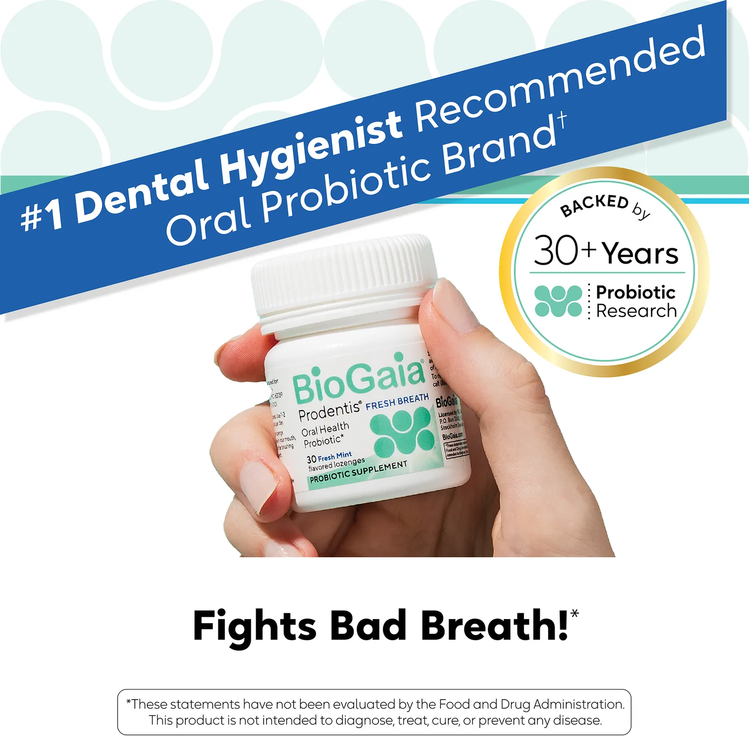BioGaia Prodentis Fresh Breath Lutschtabletten mit Zink