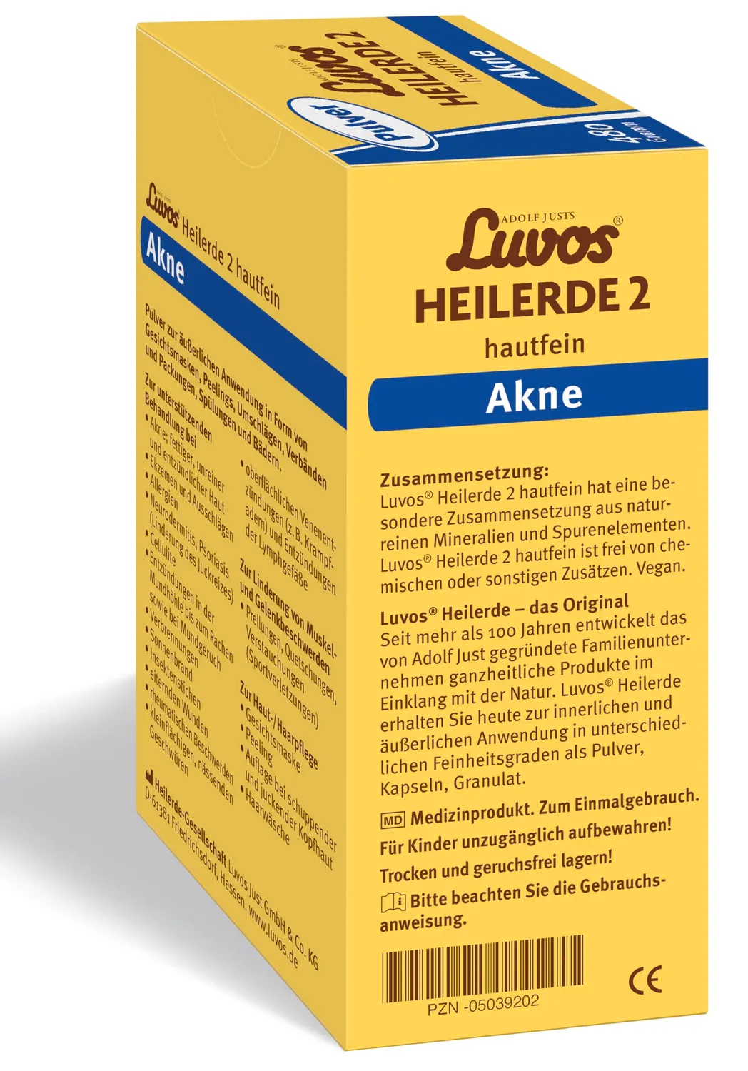 Luvos Heilerde 2 hautfein Pulver 480 g Akne Maske