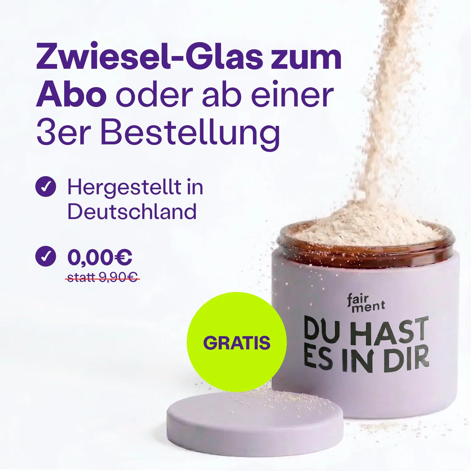Fairment SuperFiber Premium Ballaststoff-Pulver 150 g FOS GOS
