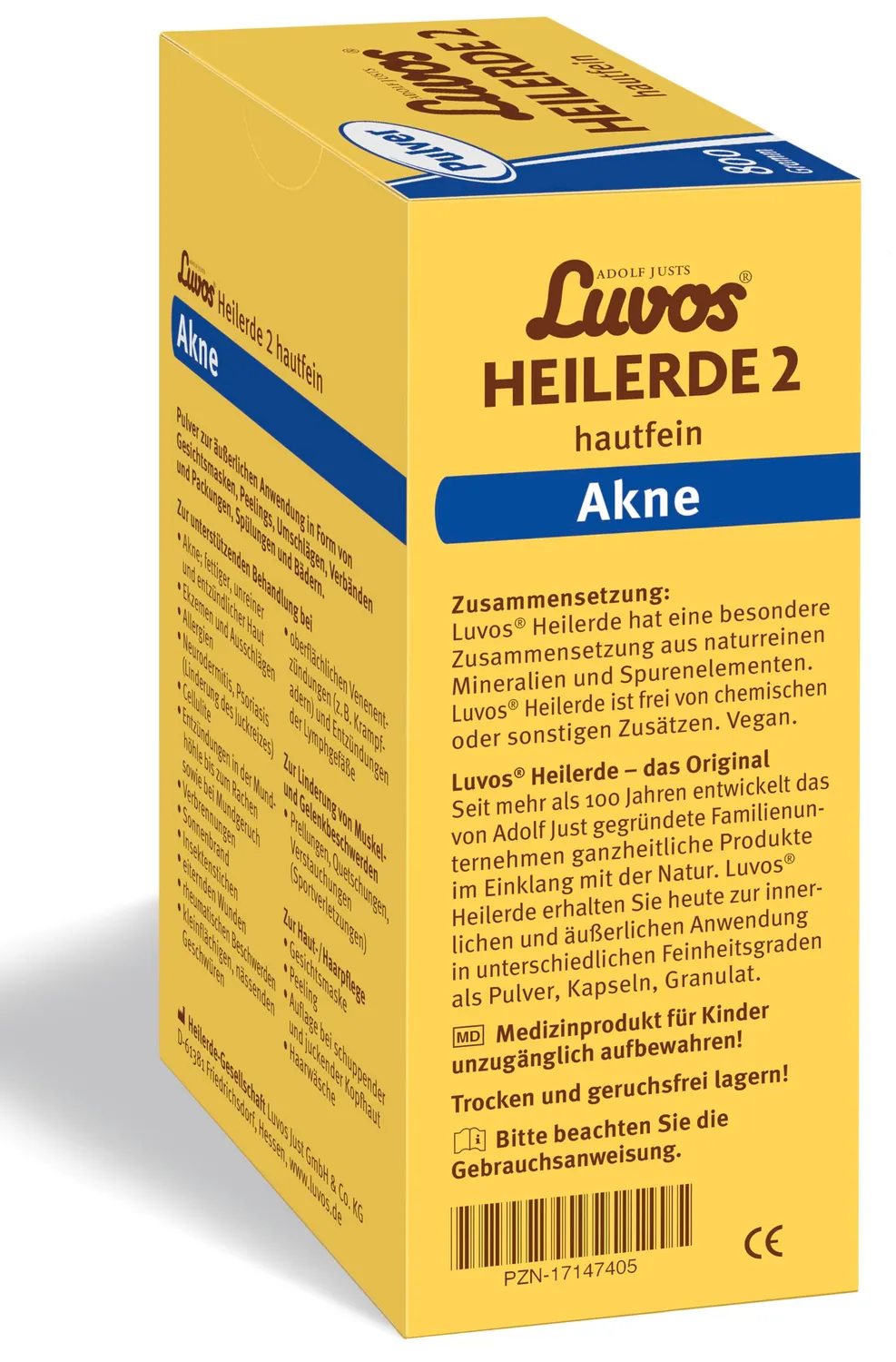 Luvos Heilerde 2 hautfein Pulver 800 g Akne Paste