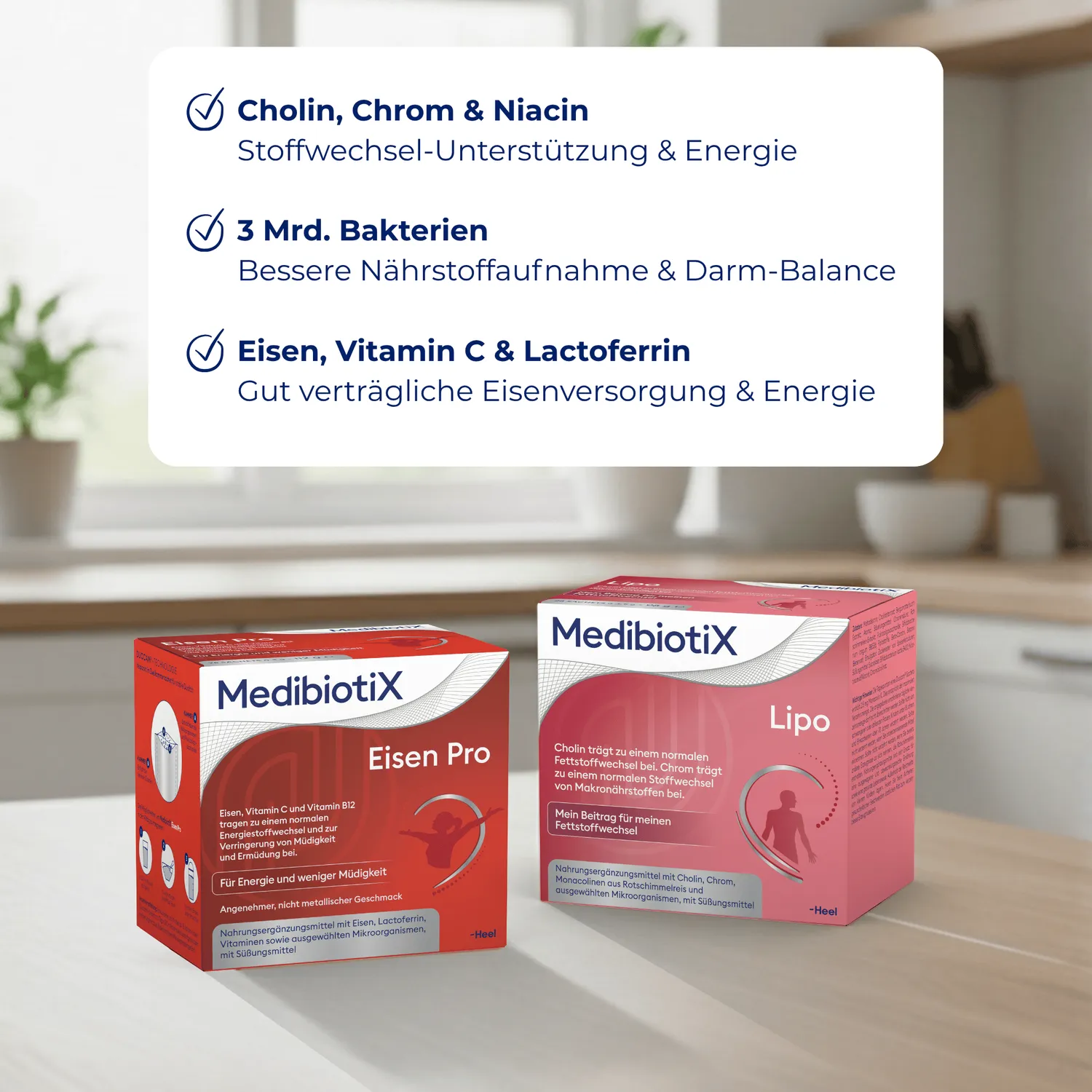 MedibiotiX Stoffwechsel & Eisen Bundle Set