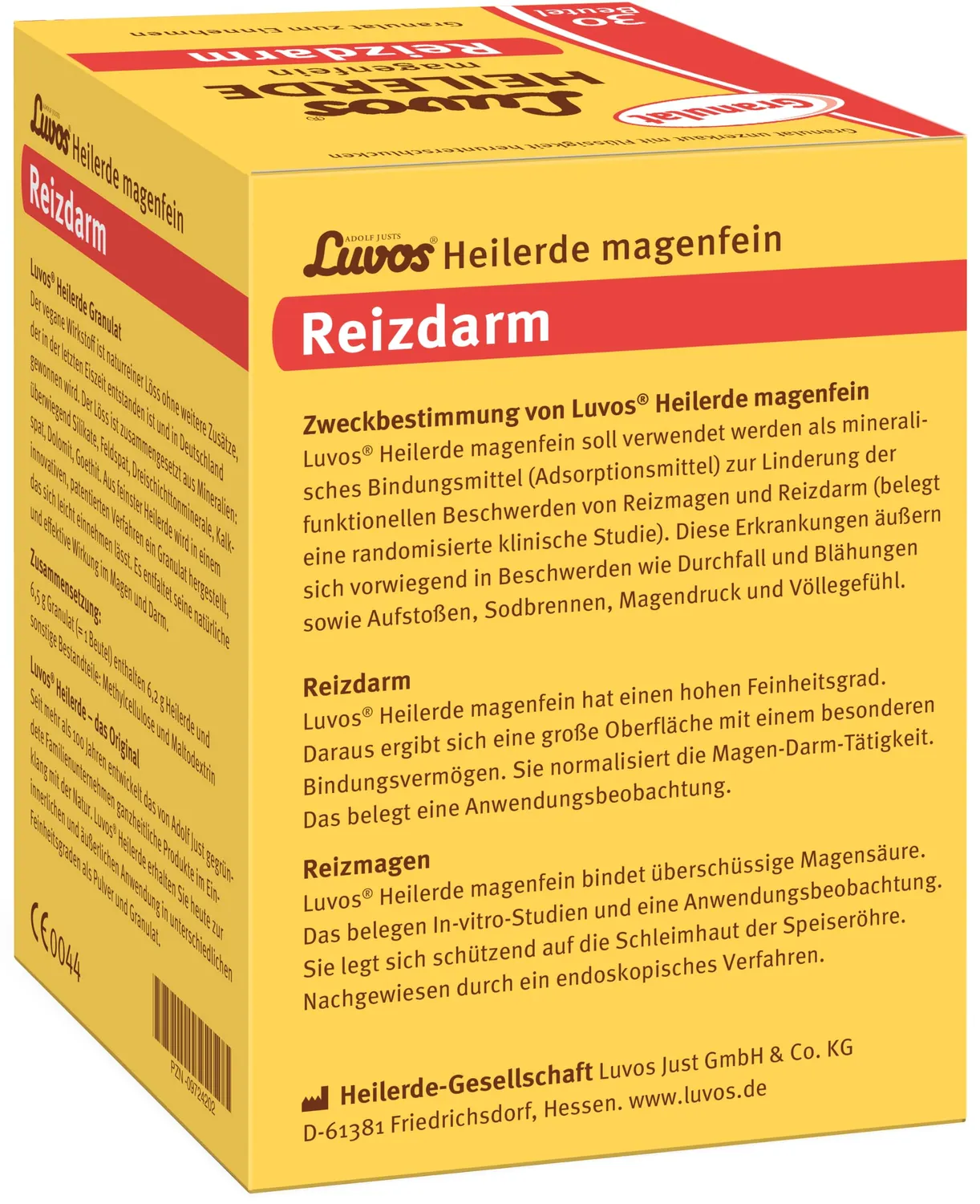 Luvos Heilerde magenfein Granulat 30 Beutel Reizdarm