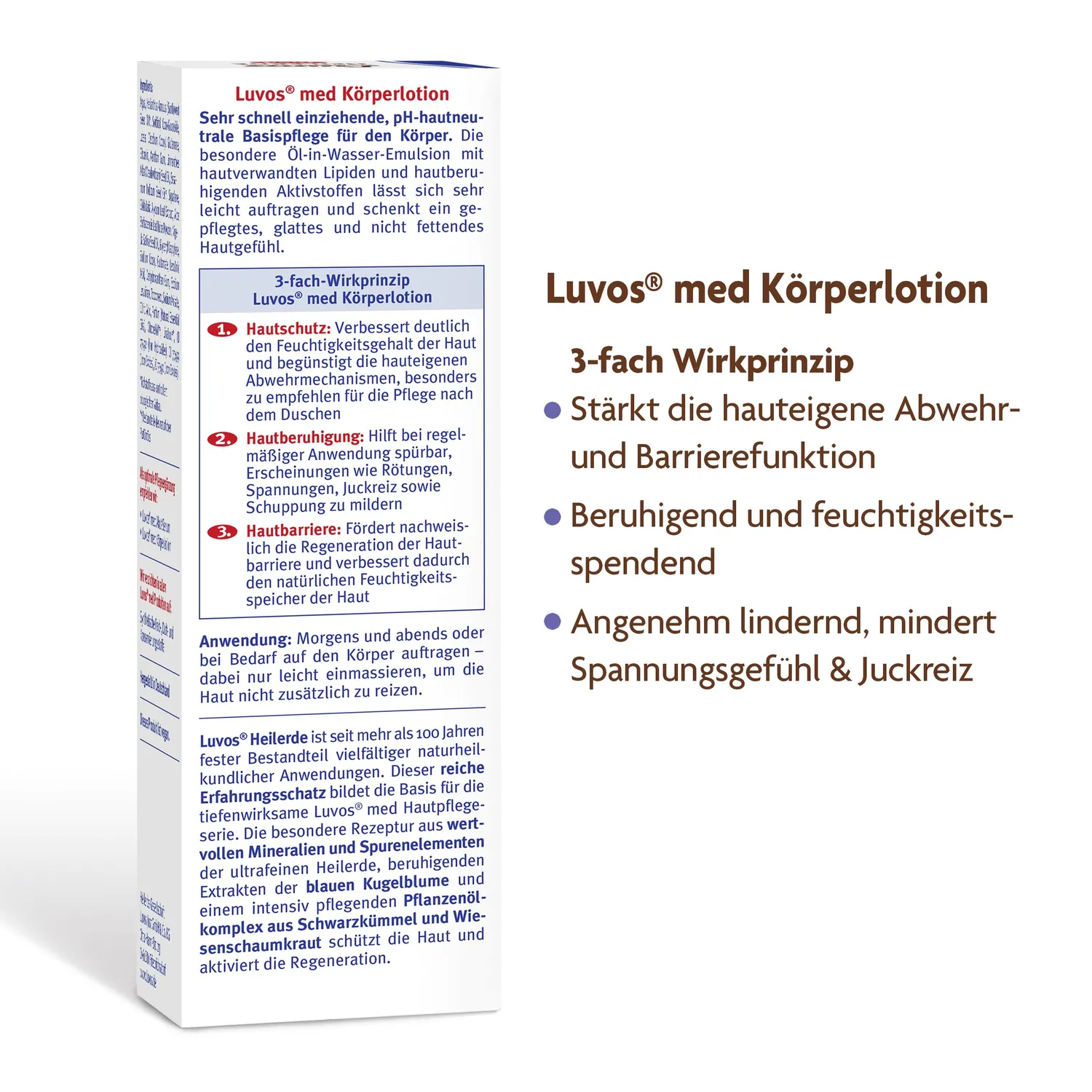 Luvos med Körperlotion 200 ml (1er Pack) trockene Haut
